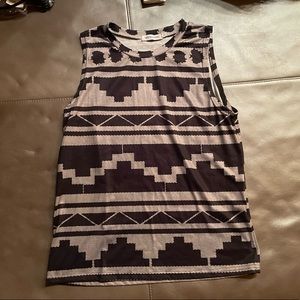 Pattern tank top